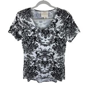 Disney Cinderella Modern Princess Collection By Coco Rocha Short Sleeve Top Sz S